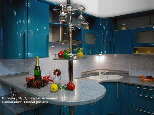 кухонный гарнитур Смак МДФ 1,4*1,7