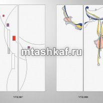 Витражи для шкафа купе 2 двери