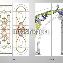 Витражи для шкафа купе 2 двери
