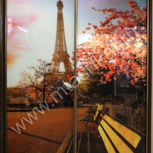 угловой шкаф с открытой полкой